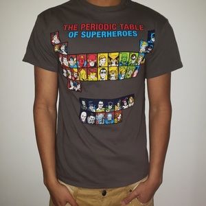 DC Superhero Periodic Table T Shirt